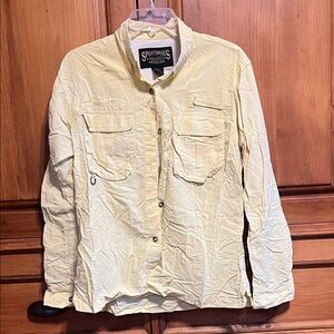 Yellow women’s fishing shirt